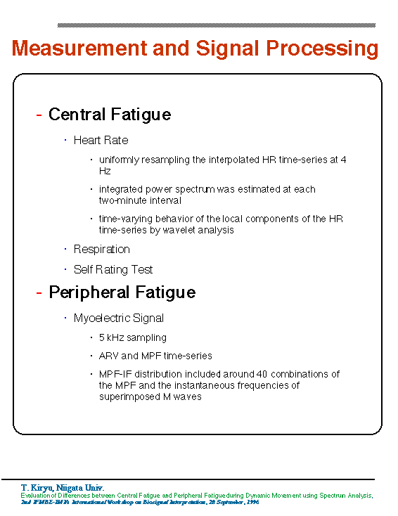 Central Fatigue Vs Peripheral Fatigue Examples